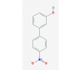 4&prime;-Nitro-3-biphenylol (CAS 28023-89-4) - chemical structure image