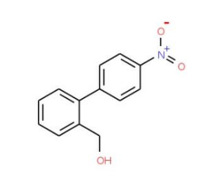 (4&prime;-Nitro[1,1&prime;-biphenyl]-2-yl)methanol - chemical structure image