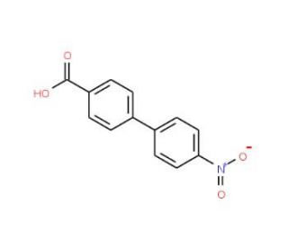 4&prime;-Nitro[1,1&prime;-biphenyl]-4-carboxylic acid (CAS 92-89-7) - chemical structure image