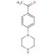 4'-Piperazinoacetophenone 的分子结构, CAS编号: 51639-48-6 4′-Piperazinoacetophenone (CAS 51639-48-6) - chemical structure image