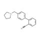 4′-(pyrrolidin-1-ylmethyl)-1,1′-biphenyl-2-carbonitrile - chemical structure image