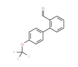 4&prime;-Trifluoromethoxy-biphenyl-2-carbaldehyde (CAS 728919-13-9) - chemical structure image
