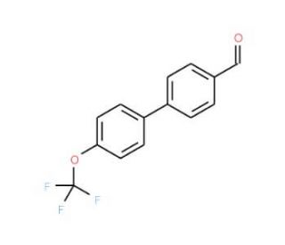 4&prime;-Trifluoromethoxy-biphenyl-4-carbaldehyde (CAS 398156-35-9) - chemical structure image