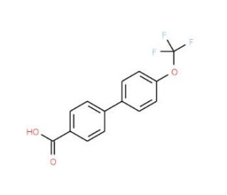 4&prime;-Trifluoromethoxy-biphenyl-4-carboxylic acid (CAS 728919-11-7) - chemical structure image