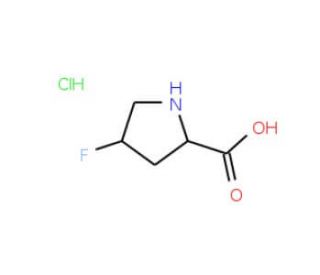 (4R)-4-Fluoro-L-proline HCl (CAS 60604-36-6) - chemical structure image