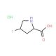 (4R)-4-Fluoro-L-proline HCl (CAS 60604-36-6) - chemical structure image