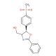 (4R,5R)-4,5-Dihydro-5-[4-(methylsulfonyl)phenyl]-2-phenyl-4-oxazolemethanol (CAS 96795-00-5) - chemical structure image