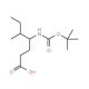 (4R,5S)-Boc-4-amino-5-methyl-heptanoic acid (CAS 331763-49-6) - chemical structure image