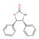 (4R,5S)-(+)-cis-4,5-Diphenyl-2-oxazolidinone (CAS 86286-50-2) - chemical structure image