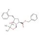 (4R)-Boc-4-(2-bromobenzyl)-Pyr-OBzl (CAS 402586-55-4) - chemical structure image