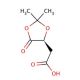 [(4S)-2,2-Dimethyl-5-oxo-1,3-dioxolan-4-yl]acetic Acid (CAS 73991-95-4) - chemical structure image