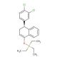 (4S)-(3′,4′-Dichlorophenyl)-3,4-dihydro-1-O-triethylsilyl-1-naphthol (CAS 1217778-10-3) - chemical structure image