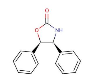 (4S,5R)-(&minus;)-cis-4,5-Diphenyl-2-oxazolidinone (CAS 23204-70-8) - chemical structure image