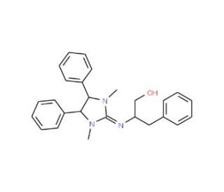 (4S,5S)-1,3-Dimethyl-4,5-diphenyl-2-[(R)-1-benzyl-2-hydroxyethylimino]imidazolidine (CAS 210468-90-9) - chemical structure im