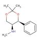 (4S,5S)-(+)-2,2-Dimethyl-5-methylamino-4-phenyl-1,3-dioxane (CAS 124686-47-1) - chemical structure image