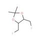 (4S,5S)-(+)-4,5-Bis(fluoromethyl)-2,2-dimethyl-1,3-dioxolane (CAS 84409-70-1) - chemical structure image