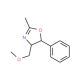 (4S,5S)-(−)-4,5-Dihydro-4-methoxymethyl-2-methyl-5-phenyloxazole (CAS 52075-14-6) - chemical structure image
