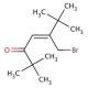 (4Z)-5-(bromomethyl)-2,2,6,6-tetramethylhept-4-en-3-one - chemical structure image