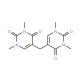 5-[(1,3-dimethyl-2,4-dioxopyrimidin-5(1H,3H)-yl)methyl]-1,3-dimethylpyrimidine-2,4(1H,3H)-dione - chemical structure image