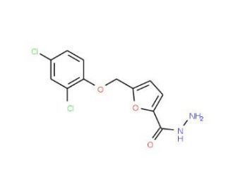 5-[(2,4-Dichlorophenoxy)methyl]-2-furohydrazide - chemical structure image