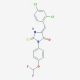 5-[(2,4-dichlorophenyl)methylidene]-3-[4-(difluoromethoxy)phenyl]-2-sulfanylideneimidazolidin-4-one - chemical structure imag