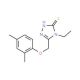 5-[(2,4-Dimethylphenoxy)methyl]-4-ethyl-4H-1,2,4-triazole-3-thiol - chemical structure image