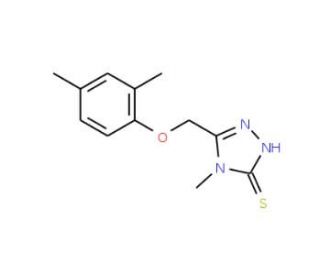 5-[(2,4-Dimethylphenoxy)methyl]-4-methyl-4H-1,2,4-triazole-3-thiol - chemical structure image