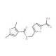 5-{[(2,5-Dimethyl-furan-3-carbonyl)-amino]-methyl}-furan-2-carboxylic acid - chemical structure image