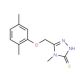 5-[(2,5-Dimethylphenoxy)methyl]-4-methyl-4H-1,2,4-triazole-3-thiol - chemical structure image