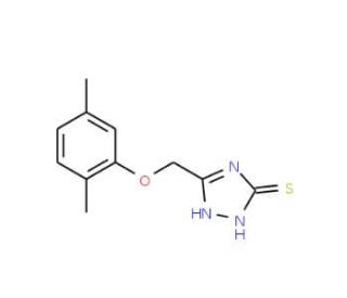 5-[(2,5-dimethylphenoxy)methyl]-4H-1,2,4-triazole-3-thiol (CAS 590354-68-0) - chemical structure image