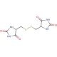 5-({[(2,5-dioxoimidazolidin-4-yl)methyl]dithio}methyl)imidazolidine-2,4-dione - chemical structure image