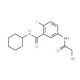 5-[(2-Bromoacetyl)amino]-2-chloro-N-cyclohexylbenzamide - chemical structure image