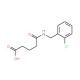 5-[(2-Chlorobenzyl)amino]-5-oxopentanoic acid - chemical structure image