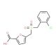 5-{[(2-Chlorobenzyl)sulfonyl]methyl}-2-furoic acid - chemical structure image