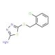 5-[(2-chlorobenzyl)thio]-1,3,4-thiadiazol-2-amine (CAS 299442-99-2) - chemical structure image