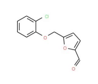 5-[(2-Chlorophenoxy)methyl]-2-furaldehyde - chemical structure image