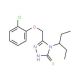 5-[(2-chlorophenoxy)methyl]-4-(1-ethylpropyl)-4H-1,2,4-triazole-3-thiol - chemical structure image