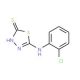 5-[(2-chlorophenyl)amino]-1,3,4-thiadiazole-2-thiol (CAS 37844-22-7) - chemical structure image