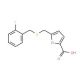 5-{[(2-Fluorobenzyl)thio]methyl}-2-furoic acid - chemical structure image