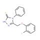 5-[(2-fluorophenoxy)methyl]-4-phenyl-4H-1,2,4-triazole-3-thiol - chemical structure image