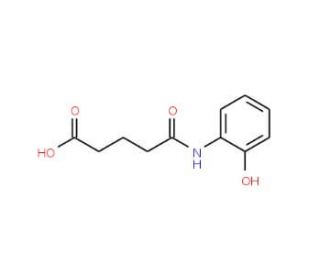 5-[(2-Hydroxyphenyl)amino]-5-oxopentanoic acid - chemical structure image