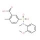 5-[(2-Methoxy-phenyl)-methyl-sulfamoyl]-2-methyl-benzoic acid - chemical structure image