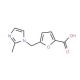 5-[(2-Methyl-1H-imidazol-1-yl)methyl]-2-furoic acid - chemical structure image