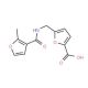 5-{[(2-Methyl-furan-3-carbonyl)-amino]-methyl}-furan-2-carboxylic acid - chemical structure image