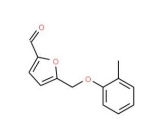 5-[(2-Methylphenoxy)methyl]-2-furaldehyde - chemical structure image