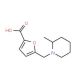 5-[(2-Methylpiperidin-1-yl)methyl]-2-furoic acid - chemical structure image