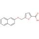 5-[(2-naphthyloxy)methyl]-2-furoic acid - chemical structure image