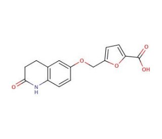 5-{[(2-oxo-1,2,3,4-tetrahydroquinolin-6-yl)oxy]methyl}furan-2-carboxylic acid - chemical structure image