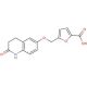 5-{[(2-oxo-1,2,3,4-tetrahydroquinolin-6-yl)oxy]methyl}furan-2-carboxylic acid - chemical structure image