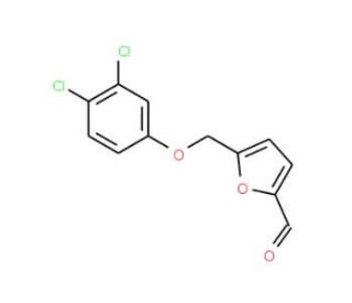 5-[(3,4-Dichlorophenoxy)methyl]-2-furaldehyde - chemical structure image